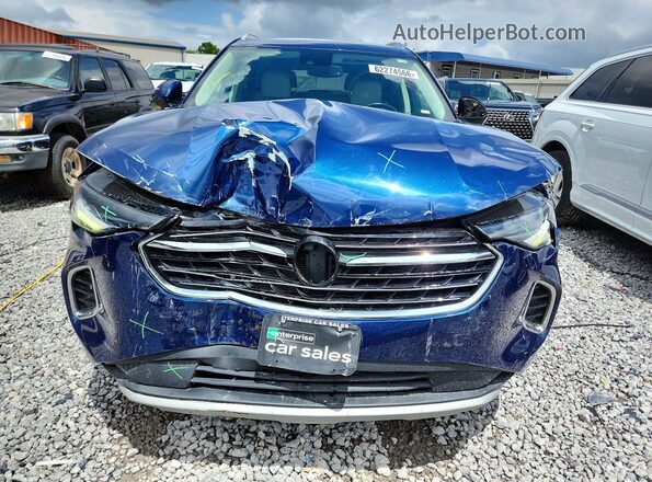 LRBAZLR4XPD078367 2023 BUICK ENVISION Blue წინა ხედი