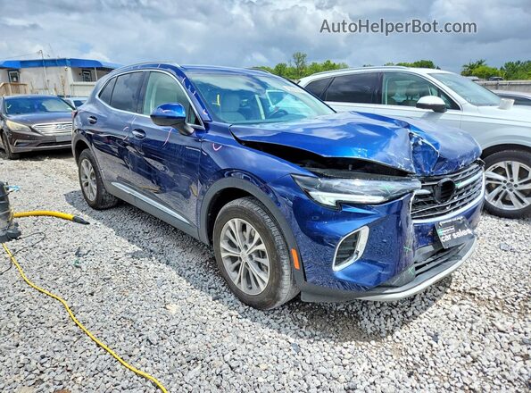 LRBAZLR4XPD078367 2023 BUICK ENVISION Blue წინა მარჯვენა