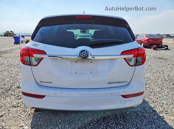 LRBFX1SA0JD010456 2018 BUICK ENVISION White უკანა ხედი