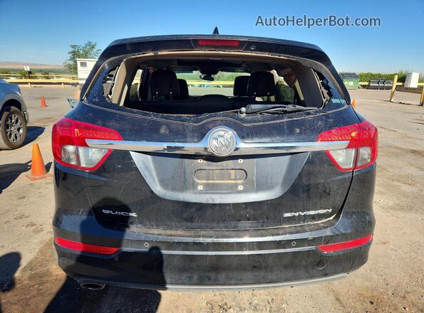 LRBFX1SA1JD007145 2018 BUICK ENVISION Black Вид ззаду