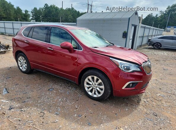 LRBFX1SA1JD007758 2018 BUICK ENVISION Red Передня права чверть