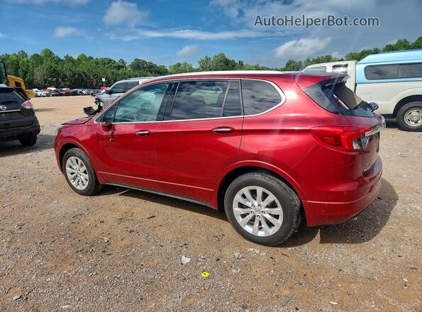 LRBFX1SA1JD007758 2018 BUICK ENVISION Red Задня ліва чверть