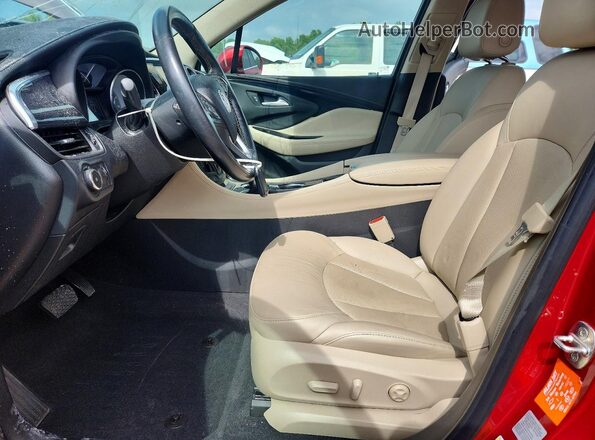 LRBFX1SA1JD007758 2018 BUICK ENVISION Red Вид салону спереду