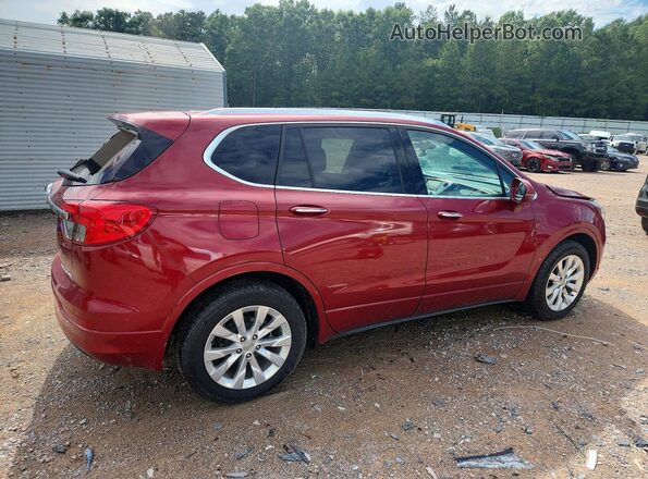 LRBFX1SA1JD007758 2018 BUICK ENVISION Red Задня права чверть
