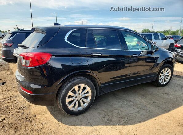LRBFX1SA1JD008571 2018 BUICK ENVISION Black Rear right