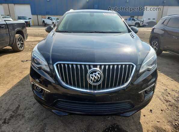 LRBFX1SA1JD008571 2018 BUICK ENVISION Black Front view