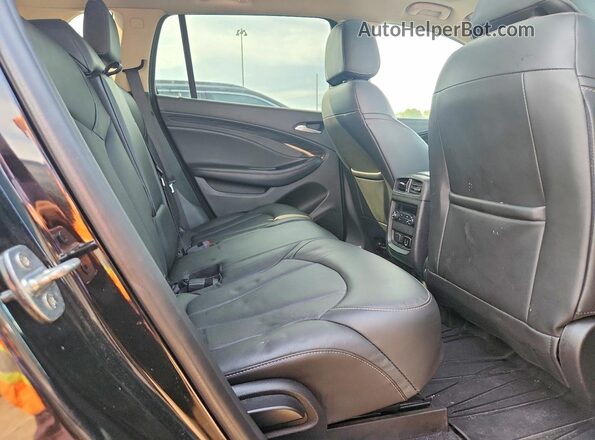 LRBFX1SA1JD008571 2018 BUICK ENVISION Black Rear seats view