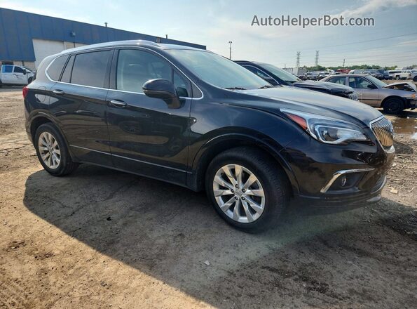 LRBFX1SA1JD008571 2018 BUICK ENVISION Black Front right