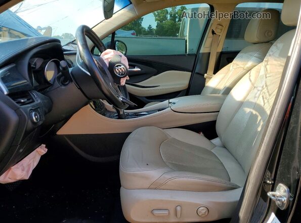 LRBFX1SA5JD052914 2018 BUICK ENVISION Черный Вид салона спереди