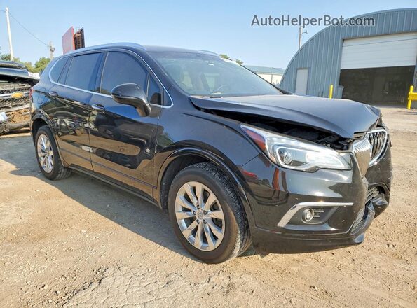 LRBFX1SA5JD052914 2018 BUICK ENVISION Черный Передняя правая четверть