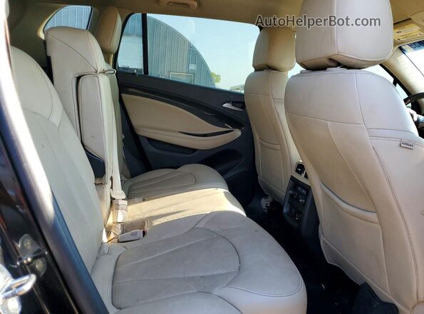 LRBFX1SA5JD052914 2018 BUICK ENVISION Черный Вид задних сидений