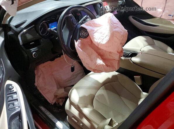 LRBFX1SA6LD033291 2020 BUICK ENVISION Красный Вид панели приборов