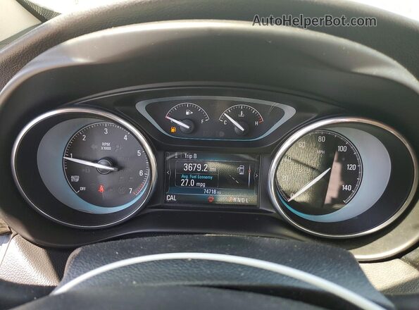 LRBFX1SA7JD082139 2018 BUICK ENVISION White Սարքավորումների վահանակի տեսք