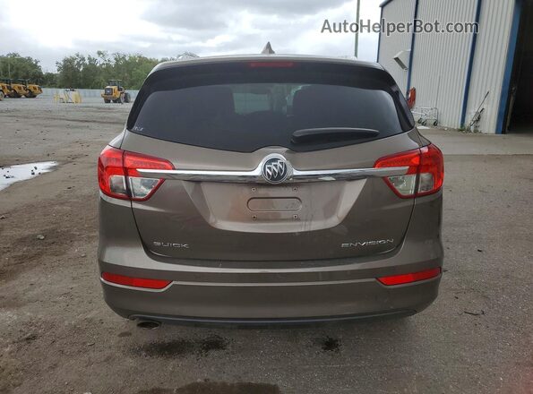 LRBFX1SA8JD007207 2018 BUICK ENVISION Tan Vista trasera