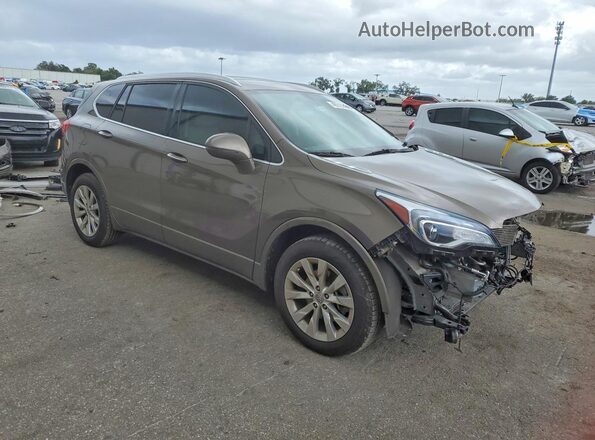 LRBFX1SA8JD007207 2018 BUICK ENVISION Tan Delantero derecho