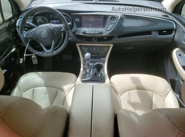 LRBFX1SA8JD007207 2018 BUICK ENVISION Tan Vista del salpicadero