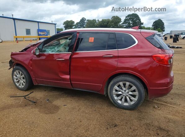 LRBFX1SA8JD010611 2018 BUICK ENVISION Red Հետևի ձախ