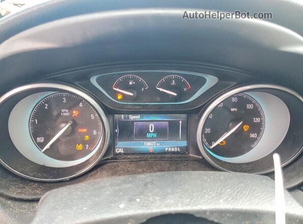 LRBFX1SA8JD010611 2018 BUICK ENVISION Red Սարքավորումների վահանակի տեսք