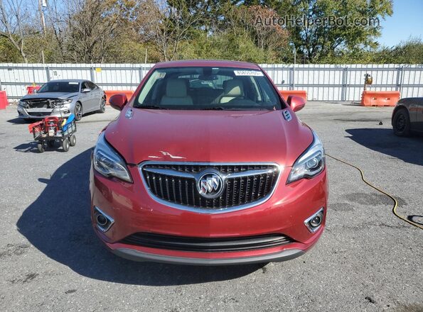 LRBFX1SA9KD144318 2019 BUICK ENVISION Red Front view