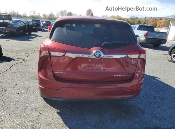 LRBFX1SA9KD144318 2019 BUICK ENVISION Red Rear view