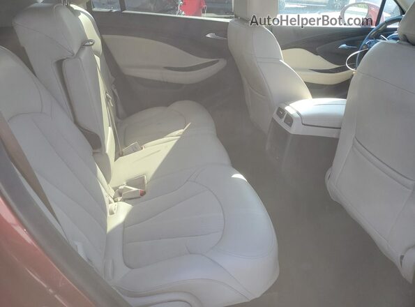 LRBFX1SA9KD144318 2019 BUICK ENVISION Red Rear interior view