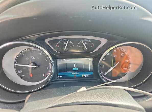 LRBFX1SAXKD089300 2019 BUICK ENVISION Tan Սարքավորումների վահանակի տեսք