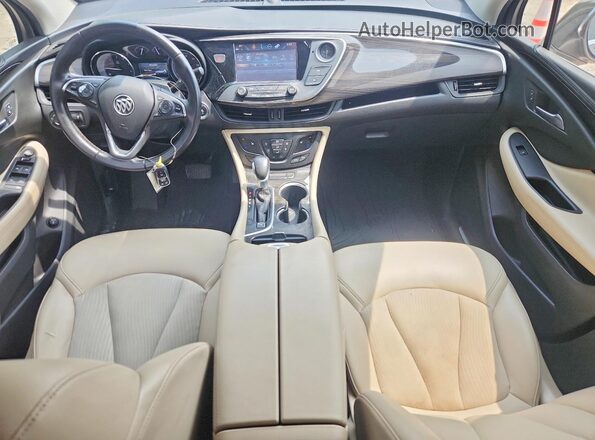 LRBFX1SAXKD089300 2019 BUICK ENVISION Tan Առջևի վահանակի տեսք