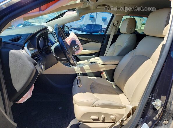 LRBFX1SAXLD104783 2020 BUICK ENVISION Blue Vista interior delantera