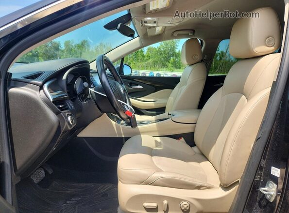 LRBFX1SAXLD155958 2020 BUICK ENVISION Черный Вид салона спереди