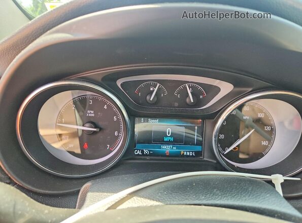 LRBFX1SAXLD155958 2020 BUICK ENVISION Черный Вид щитка приборов