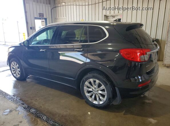 LRBFX2SA0JD003433 2018 BUICK ENVISION Black Հետևի ձախ