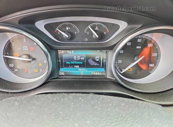 LRBFX2SA2LD123771 2020 BUICK ENVISION Blue Вид щитка приладів
