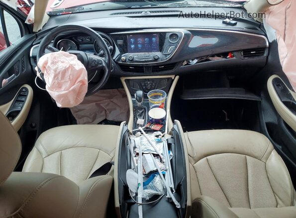 LRBFX2SA3JD003412 2018 BUICK ENVISION Red Առջևի վահանակի տեսք