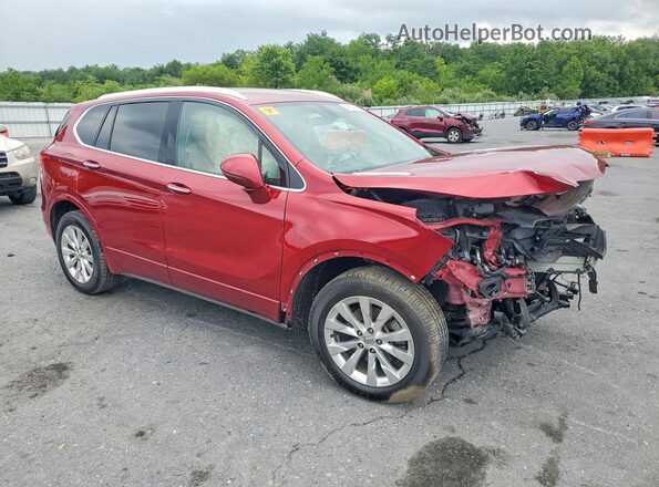 LRBFX2SA3JD003412 2018 BUICK ENVISION Red Առջևի աջ