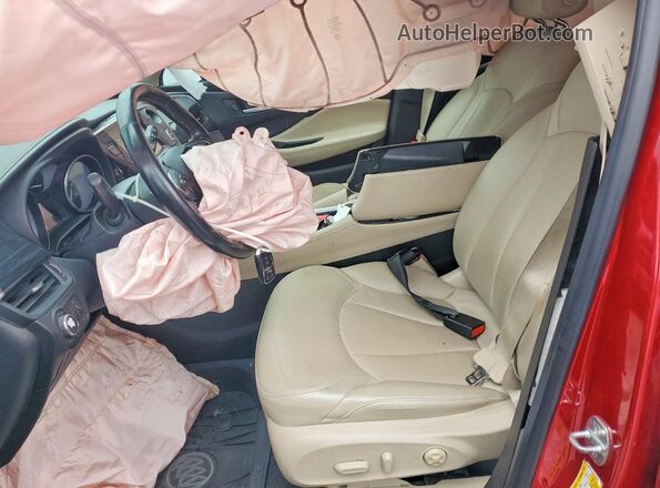 LRBFX2SA3JD003412 2018 BUICK ENVISION Red Սալոնի դիմացի տեսք