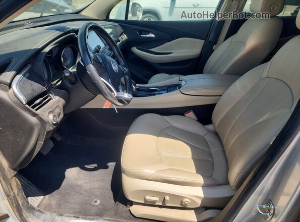 LRBFX2SA3JD051718 2018 BUICK ENVISION Silver Front interior view