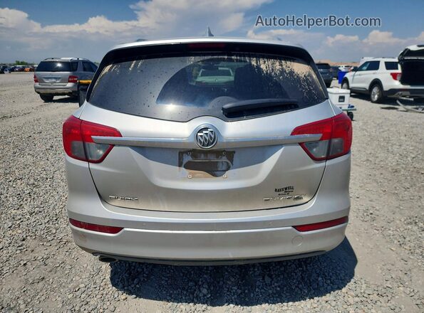 LRBFX2SA3JD051718 2018 BUICK ENVISION Silver Rear view