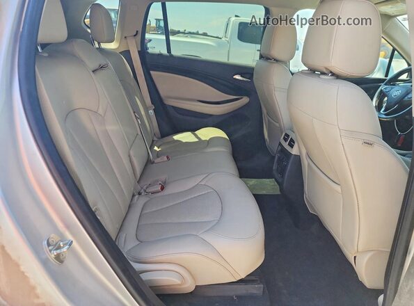 LRBFX2SA3JD051718 2018 BUICK ENVISION Silver Rear interior view
