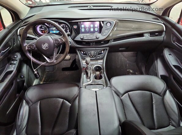 LRBFX2SA4LD110231 2020 BUICK ENVISION Red Dashboard view