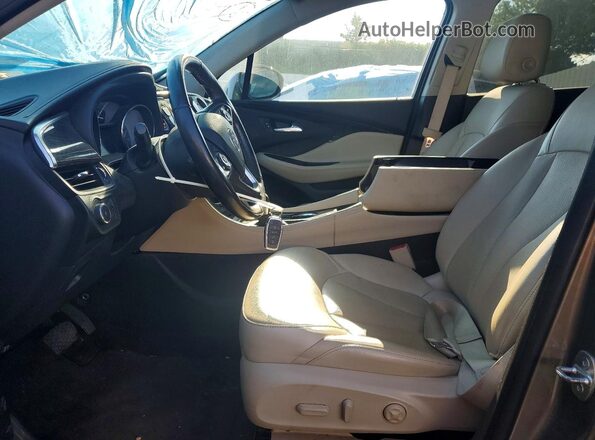 LRBFX2SA6KD021758 2019 BUICK ENVISION Желто-коричневый Вид салона спереди