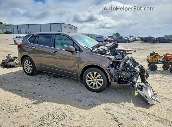 LRBFX2SA6KD021758 2019 BUICK ENVISION Желто-коричневый Передняя правая четверть