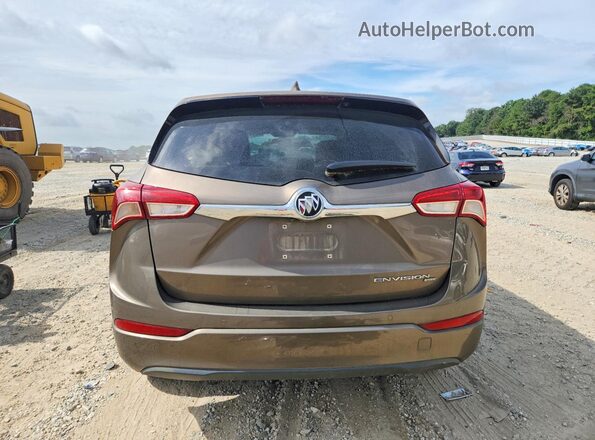 LRBFX2SA6KD021758 2019 BUICK ENVISION Желто-коричневый Вид сзади