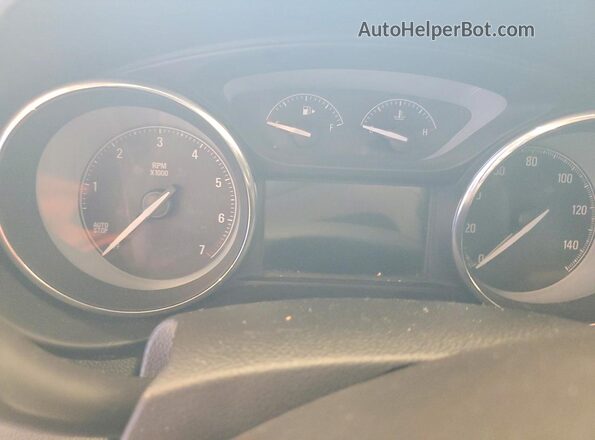 LRBFX2SA8JD084391 2018 BUICK ENVISION Black Instrument cluster view