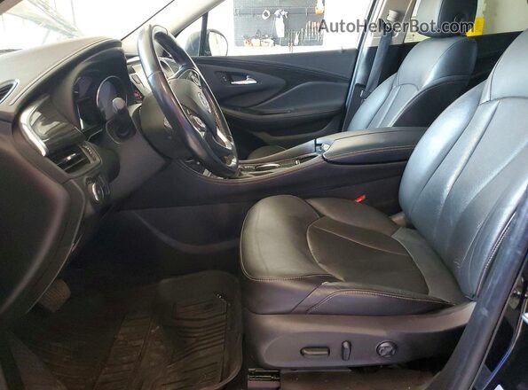 LRBFX2SA8JD084391 2018 BUICK ENVISION Black Front interior view