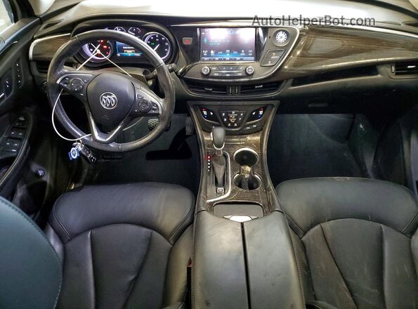 LRBFX2SAXKD000489 2019 BUICK ENVISION Blue Առջևի վահանակի տեսք