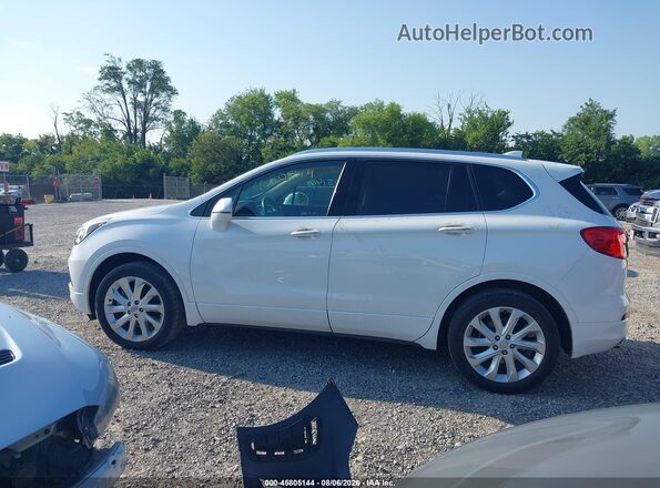 LRBFX3SX0JD003457 2018 BUICK ENVISION White 360 interior view