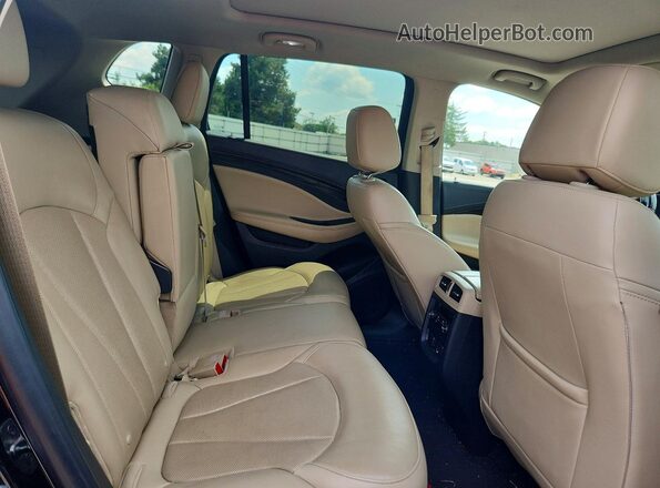 LRBFX3SX3LD102051 2020 BUICK ENVISION Черный Вид задней части салона