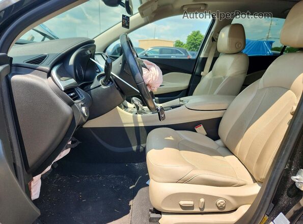 LRBFX3SX3LD102051 2020 BUICK ENVISION Черный Вид салона спереди