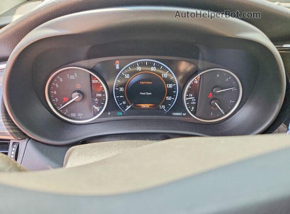 LRBFX3SX3LD102051 2020 BUICK ENVISION Черный Вид щитка приборов