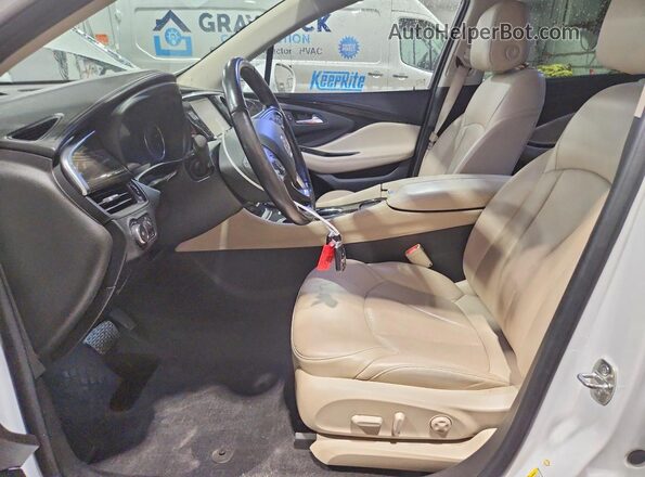 LRBFX3SX6KD033581 2019 BUICK ENVISION White Սալոնի դիմացի տեսք